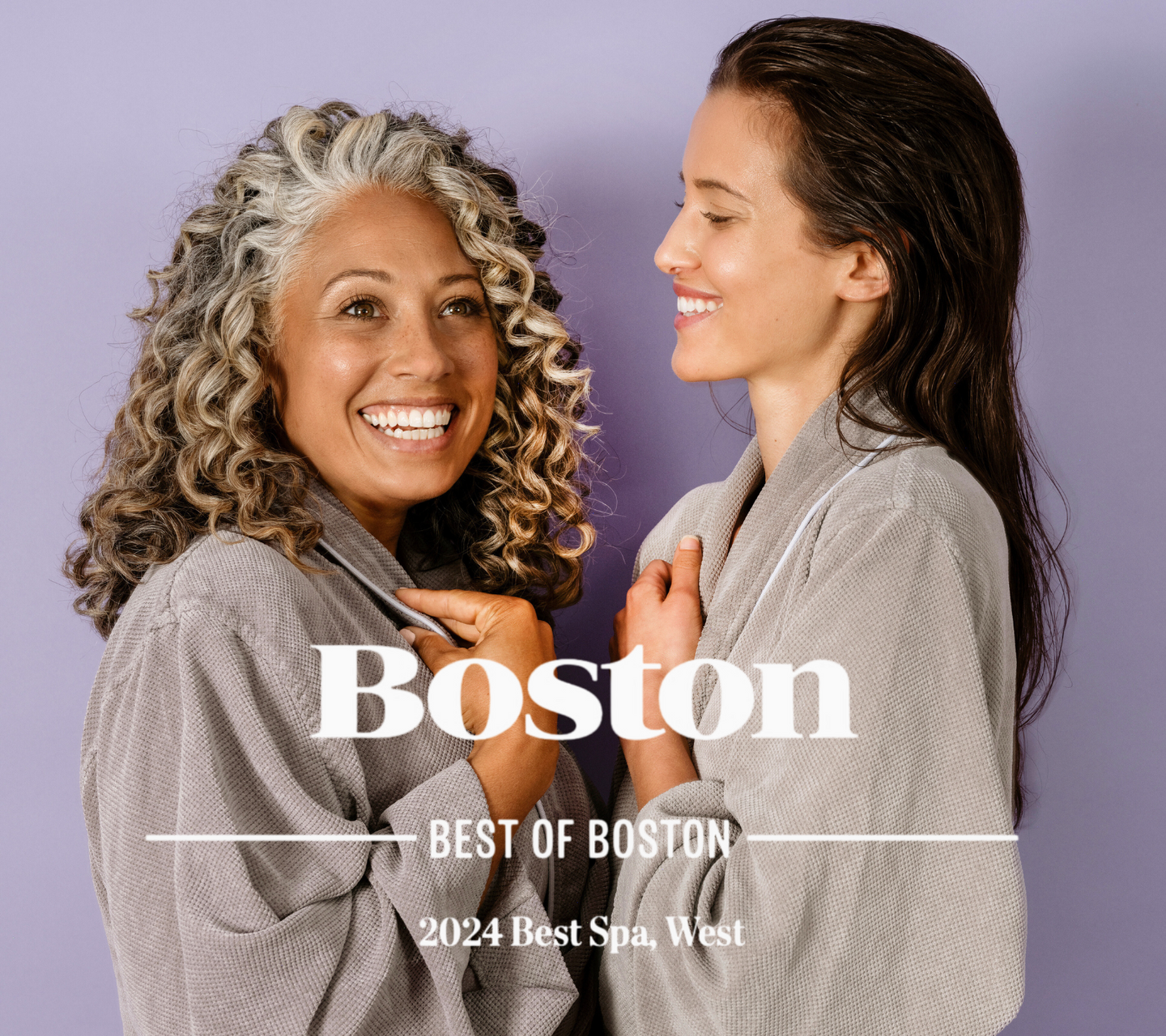 Two women enjoying a relaxing visit at Bella Santé, Best of Boston award-winning spa
