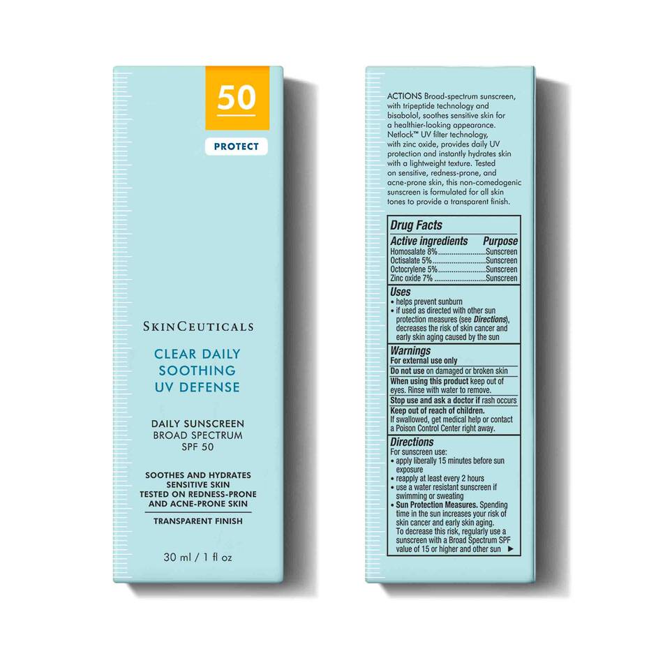 Clear Daily Soothing UV Defense SPF 50 Sunscreen