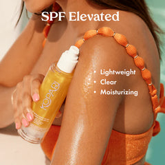 Sun Shield Body Glow Sunscreen SPF 50 - Gold