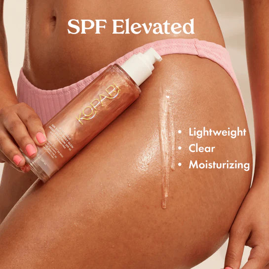 Sun Shield Body Glow Sunscreen SPF 45 - Rose Gold